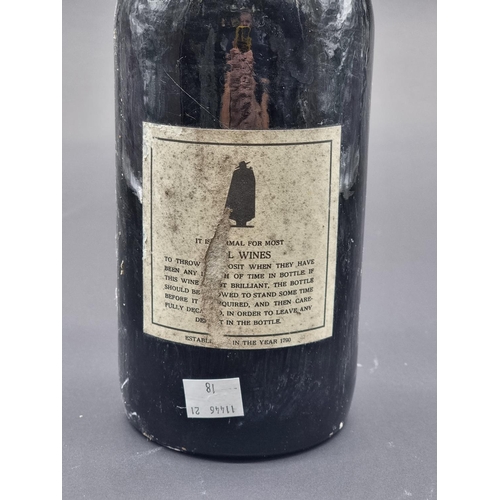 1 - A 150cl magnum bottle of Bone Dry Amontillado, Sandeman.