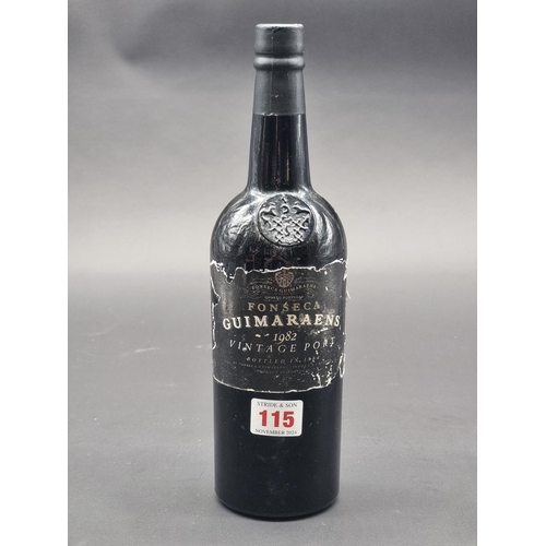 115 - A 75cl bottle of Fonseca 'Guimaraens' 1982 vintage port.