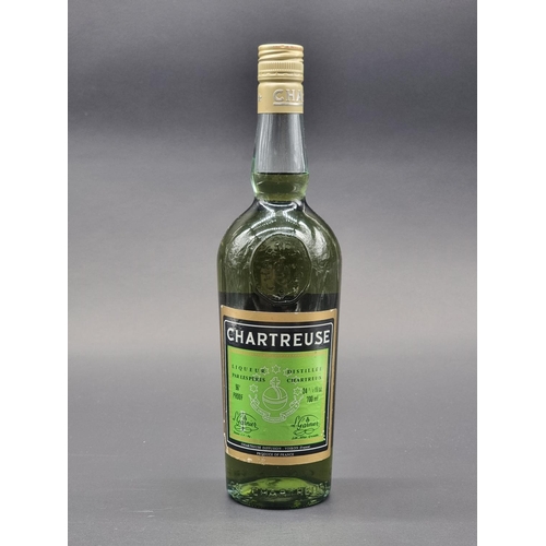 126 - A 24 1/2 fl.oz. bottle of green Chartreuse, circa 1966-73.