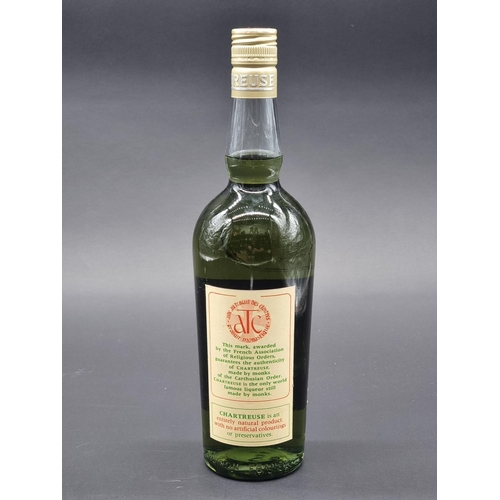 126 - A 24 1/2 fl.oz. bottle of green Chartreuse, circa 1966-73.