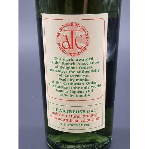 126 - A 24 1/2 fl.oz. bottle of green Chartreuse, circa 1966-73.