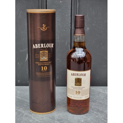 138 - A 70cl bottle of Aberlour 10 year old Whisky, in card tube.