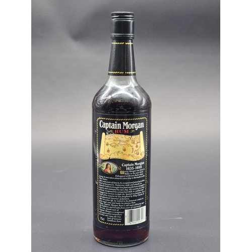 14 - A 75cl bottle of Captain Morgan 'Black Label' Rum, 1980s bottling.