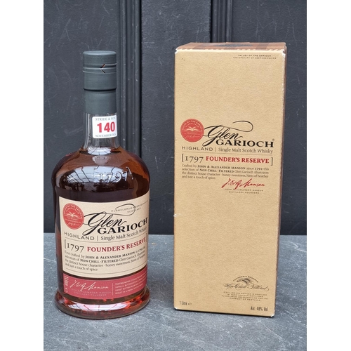 140 - A 1 litre bottle of Glen Garioch '1797 Founder's Reserve' Whisky, 48% abv, in card box, ... 