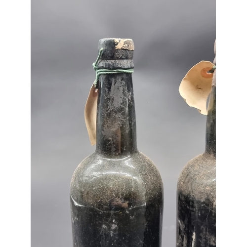 74 - Three bottles of Vintage Port, 1916, (low levels). (3)