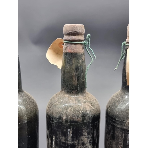 74 - Three bottles of Vintage Port, 1916, (low levels). (3)