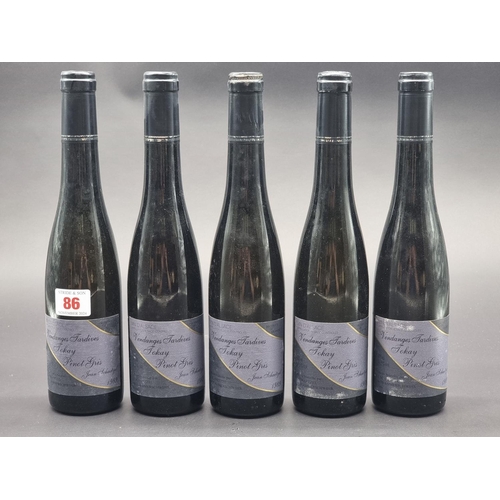 86 - Five 37.5cl bottles of Tokay Pinot Gris Vendanges Tardives, 1989, M Schaetzel, in oc. (5)... 