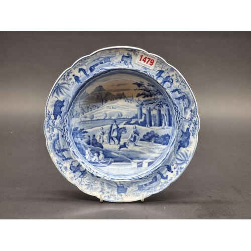 1479 - A 19th century Spode 'Citadel near Corinth' pattern soup plate, from the 'Caramanian' series, 25.5cm... 