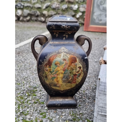 1535 - A mixed lot, to include a large Victorian stoneware rowing prize tyg, inscribed 'Walton On Tham... 