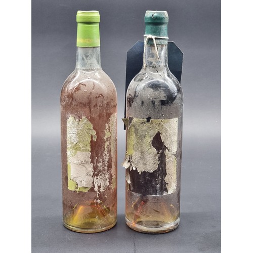 117 - Two old bottles of Sauternes, to include Chateau La Bouade 1961