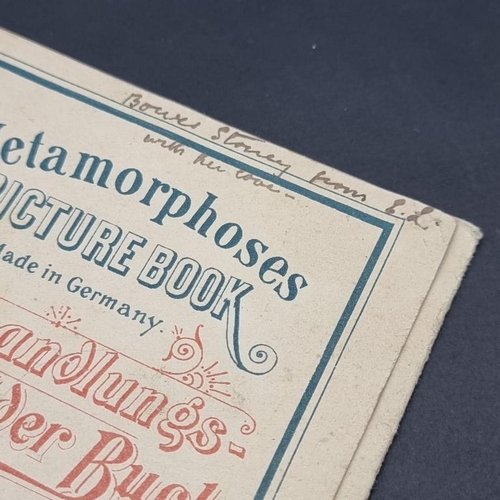 203 - MOVEABLE BOOK: 'Metamorphoses Picture Book': printed in Germany, n.d (circa 1890s): upper cover... 