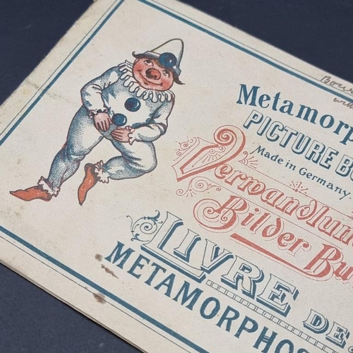 203 - MOVEABLE BOOK: 'Metamorphoses Picture Book': printed in Germany, n.d (circa 1890s): upper cover... 