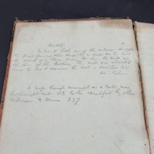 219 - SCOTTISH TRIALS: manuscript accounts of various trials, c.86pp filled: 'Anne Sommervielle was indict... 