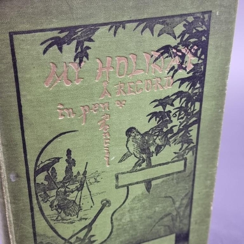 228 - BELGIAN VACATION, 1899: 'My Holiday..A Record in Pen and Pencil', (so titled to upper cover): printe... 