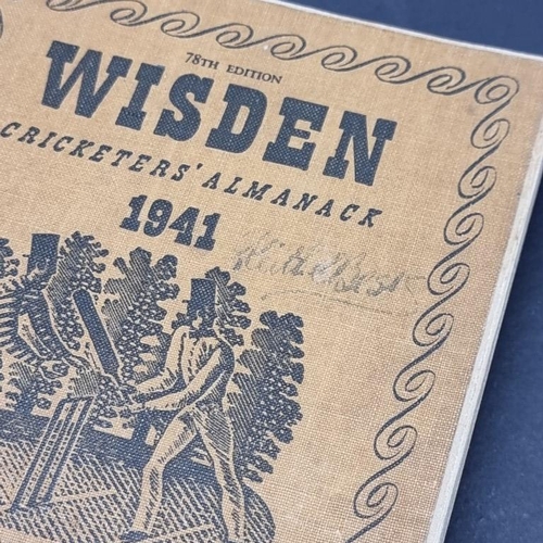 229 - WISDEN CRICKETERS ALMANAC 1941: 426pp, original tan linen covers, light wear and marking, 2 small in... 