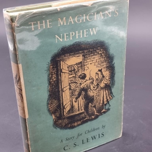 242 - LEWIS (C S): 'The Magician's Nephew..': London, Bodley Head, 1955. FIRST EDITION. Publishers gr... 