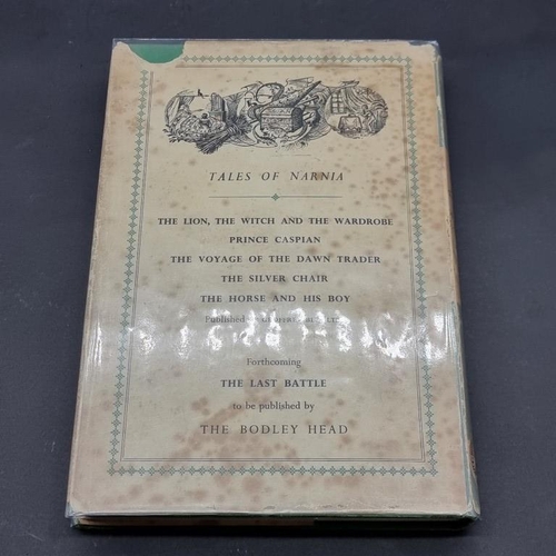 242 - LEWIS (C S): 'The Magician's Nephew..': London, Bodley Head, 1955. FIRST EDITION. Publishers gr... 