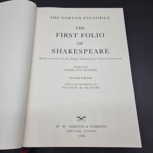 245 - FIRST FOLIO FACSIMILE: 'The Norton Facsimile...the First Folio of Shakespeare..': London, W W N... 