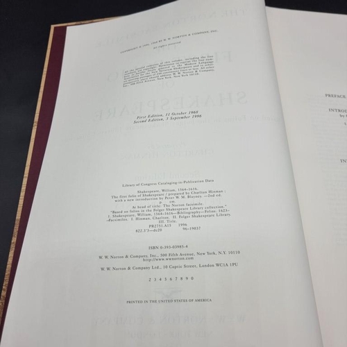 245 - FIRST FOLIO FACSIMILE: 'The Norton Facsimile...the First Folio of Shakespeare..': London, W W N... 