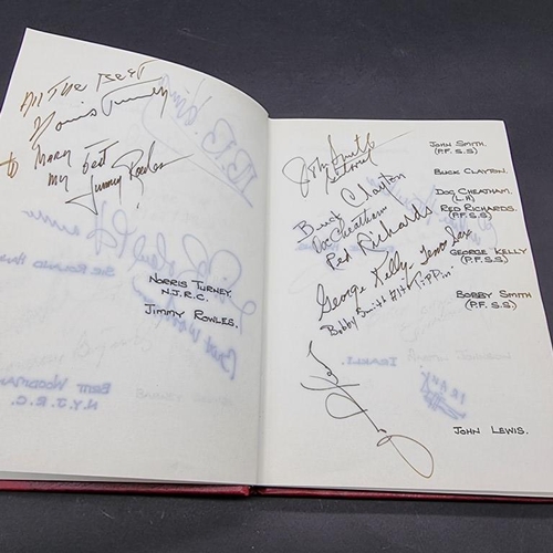 248 - JAZZ SCENE: autograph album, late 1970s period, containing approx 75 autographs of jazz artists incl... 