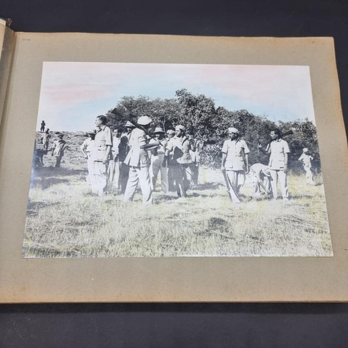 267 - INDIA: AIR MARSHALL SIR CHARLES RODERICK CARR (KBE, CB, DFC, AFC): album of c.59 silver-gelatin phot... 