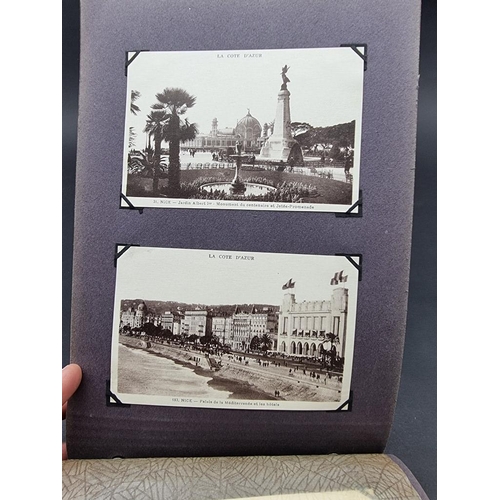 281 - PHOTOGRAPH ALBUMS: collection of 16 photograph albums and related, largely 19th-early 20thc, va... 