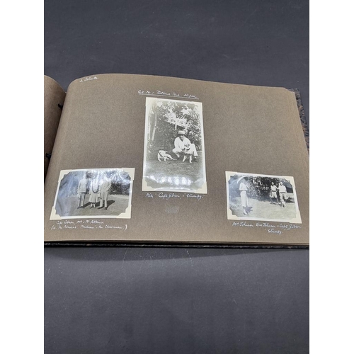 281 - PHOTOGRAPH ALBUMS: collection of 16 photograph albums and related, largely 19th-early 20thc, va... 