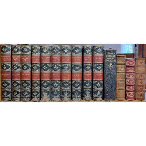 286 - BINDINGS: 'The Life and Works of Lord Macaulay Complete..': 10 vols: London, Longmans, Green & C... 