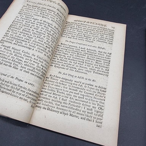 288 - PLAGUE: BRADLEY (Richard): 'The Plague at Marseilles Consider'd...': London, printed for W Mears, 17... 