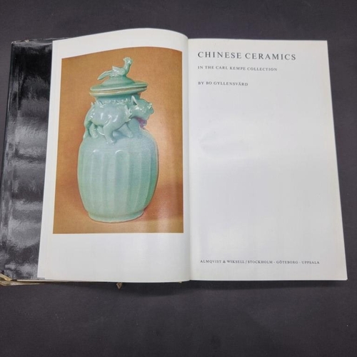 301 - GYLLENSVARD (Bo): 'Chinese Ceramics in the Carl Kempe Collection': Stockholm, n.d (1965): publishers... 