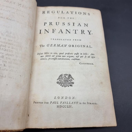 309 - 18TH CENTURY MILITARY MANUAL: 'Regulations for the Prussian Infantry. Translated from the German ori... 