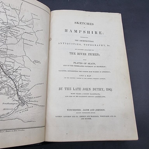 311 - DUTHY (John): 'Sketches of Hampshire; embracing the architectural antiquities, topography, &... 