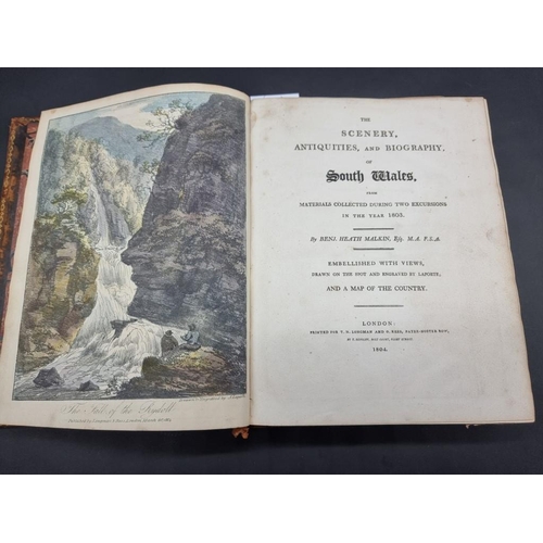 316 - MALKIN (Benjamin Heath): 'The Scenery, Antiquities, and Biography, of South Wales...': London, print... 