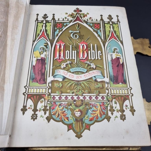 318 - VICTORIAN FAMILY BIBLE: BROWN (Rev. John): 'Brown's Self-Interpreting Family Bible, containing the O... 