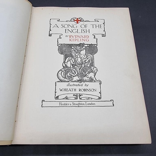 319 - HEATH ROBINSON (William, illustrator): 'A Song of the English..': London, Hodder & Stoughto... 