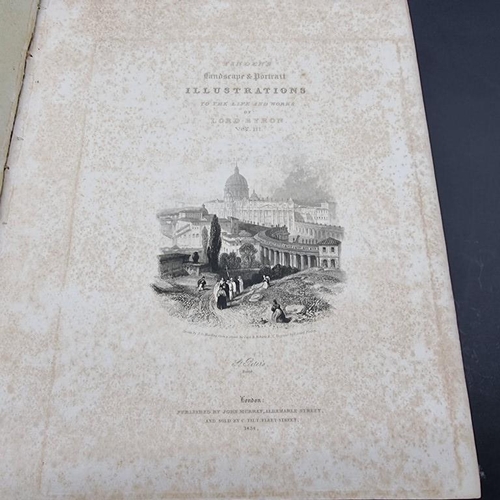 321 - BYRONIANA: BROCKEDON (W): 'Finden's Illustrations of the Life and Works of Lord Byron..': Londo... 