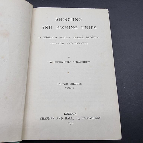 350 - WILDFOWLER: 'Shooting Adventures Canine Lore and Sea-Fishing Trips..': London, Chapman and Hall... 