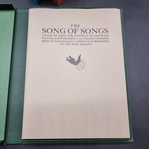 385 - FOLIO SOCIETY: GILL (Eric, illustrator): 'The Song of Songs', 2017, No. 620/750 numbered copies... 