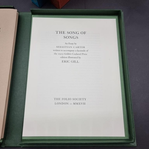 385 - FOLIO SOCIETY: GILL (Eric, illustrator): 'The Song of Songs', 2017, No. 620/750 numbered copies... 