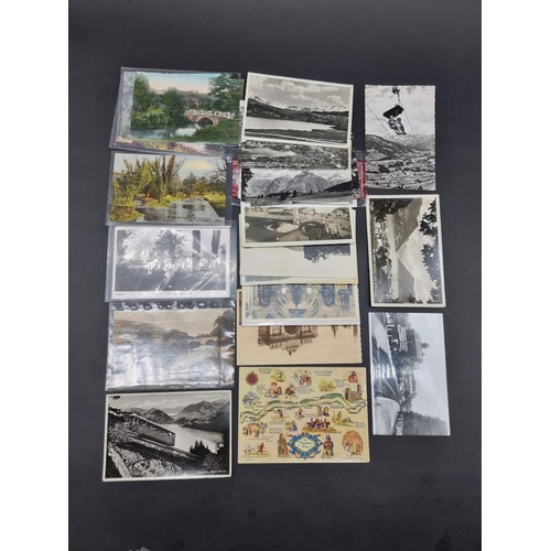 436 - PHOTOGRAPHS/POSTCARDS: mixed quantity in box, some in album, much loose, including several cabi... 