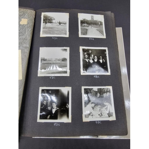 436 - PHOTOGRAPHS/POSTCARDS: mixed quantity in box, some in album, much loose, including several cabi... 