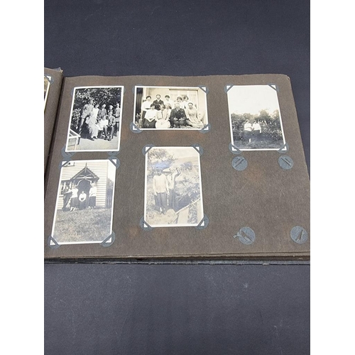 436 - PHOTOGRAPHS/POSTCARDS: mixed quantity in box, some in album, much loose, including several cabi... 