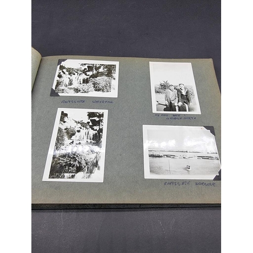 436 - PHOTOGRAPHS/POSTCARDS: mixed quantity in box, some in album, much loose, including several cabi... 