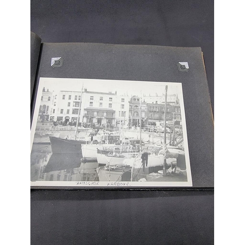 436 - PHOTOGRAPHS/POSTCARDS: mixed quantity in box, some in album, much loose, including several cabi... 