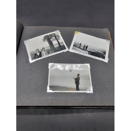 436 - PHOTOGRAPHS/POSTCARDS: mixed quantity in box, some in album, much loose, including several cabi... 