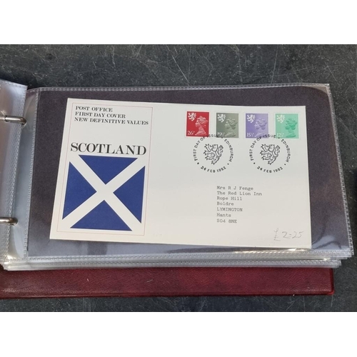 452 - FIRST DAY COVERS, MINT STAMPS & CIGARETTE CARDS: a quantity in box, housed in 11 albums. (Box)... 