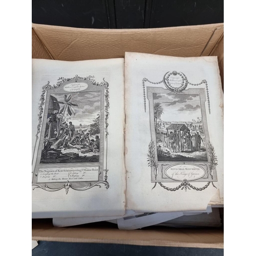 455 - PRINTS & ENGRAVINGS: a large quantity in one box, largely 18th-19thc. ... 