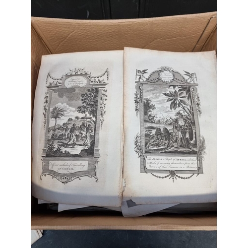 455 - PRINTS & ENGRAVINGS: a large quantity in one box, largely 18th-19thc. ... 