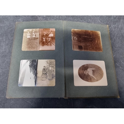 456 - PHOTOGRAPH ALBUMS: collection of 8 photograph albums, 19th-earlier 20thc, including domestic an... 