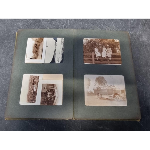 456 - PHOTOGRAPH ALBUMS: collection of 8 photograph albums, 19th-earlier 20thc, including domestic an... 